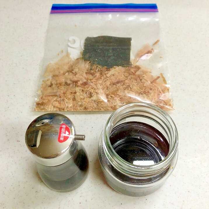 ★加熱なし!自家製 無添加 めんつゆ&だし醤油★